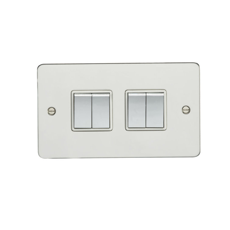 Eurolite 2 Way Enhance Flat Plate Matching White Trim Wall Mounted